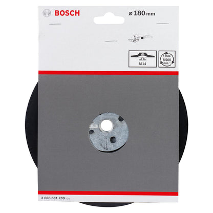 Plato de goma Para Esmeril 180mm Con Perno/ M14 - Bosch - Herram.cl