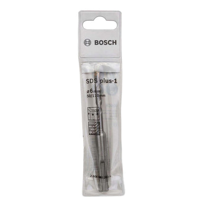 Broca SDS - Plus - 1 - 2 aristas - 6x50x110mm - Bosch - Herram.cl