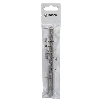 Broca SDS - Plus - 1 - 2 aristas - 8x100x160mm - Bosch - Herram.cl