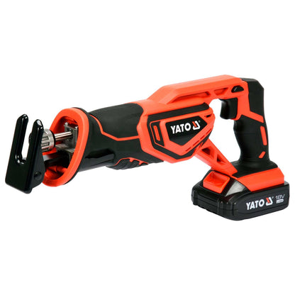 Sierra sable inalámbrica 18V 1 batería 2 Ah + carg. - Yato - Herram.cl