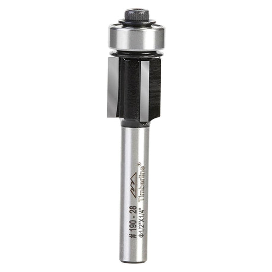 Fresa Enrasadora 3 Filos 1/2'' Vástago 1/4'' - Timberline - Herram.cl