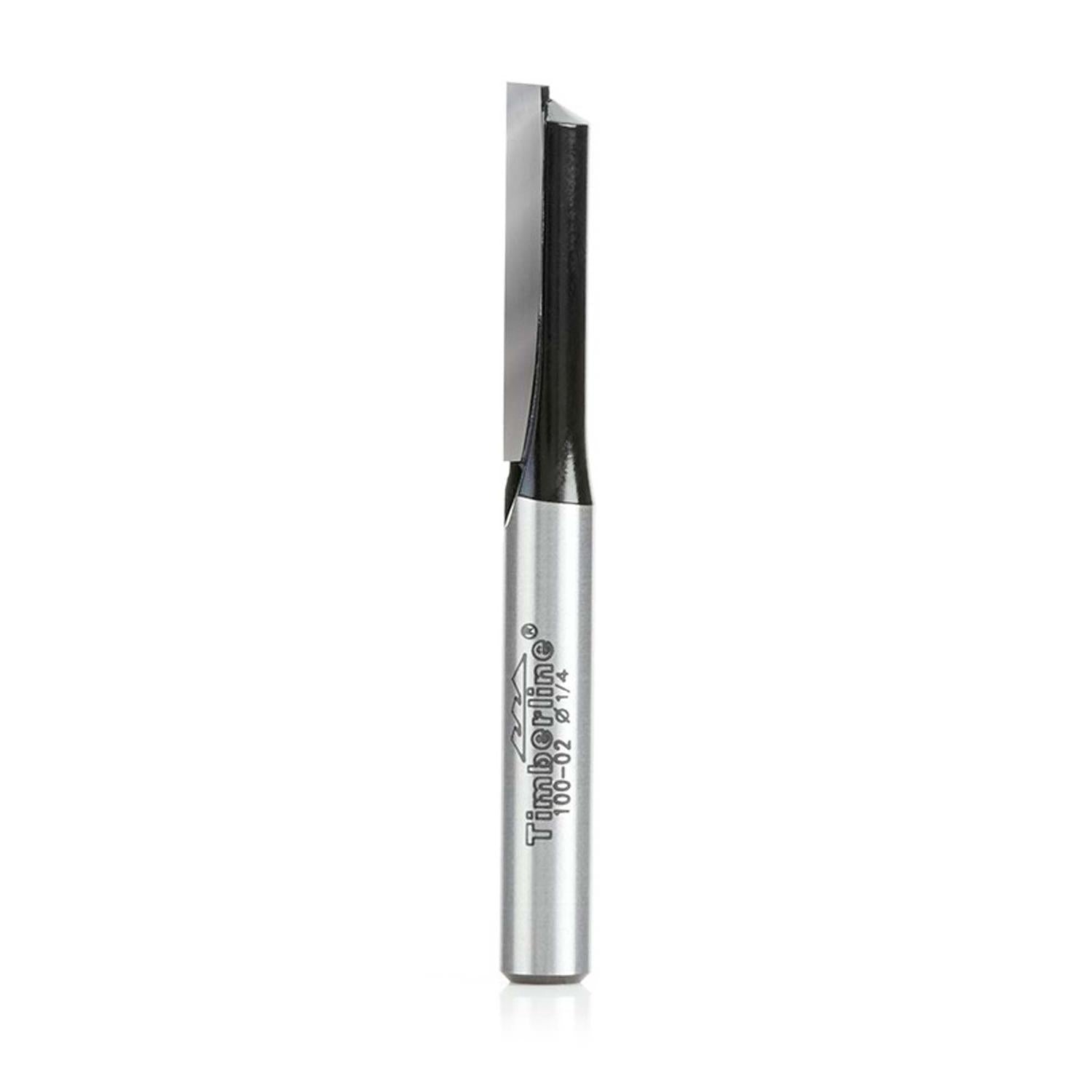 Fresa Recta 1 Filo 1/4''x1'' Toma 1/4'' - Timberline - Herram.cl