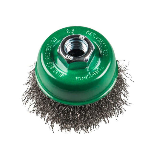 Grata Copa BT600W Ondulado Inox 65mm / M14 - Klingspor - Herram.cl