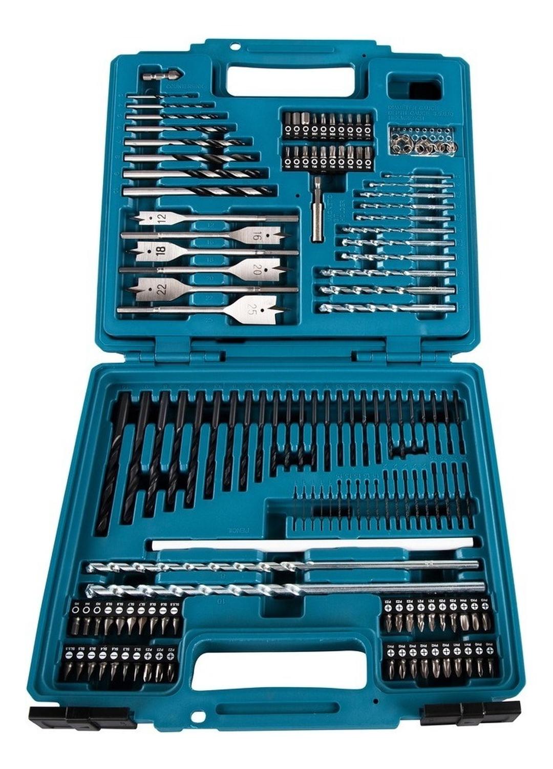Set 212pzs Brocas Y Puntas. Mz Makita E - 06270 - Herram.cl
