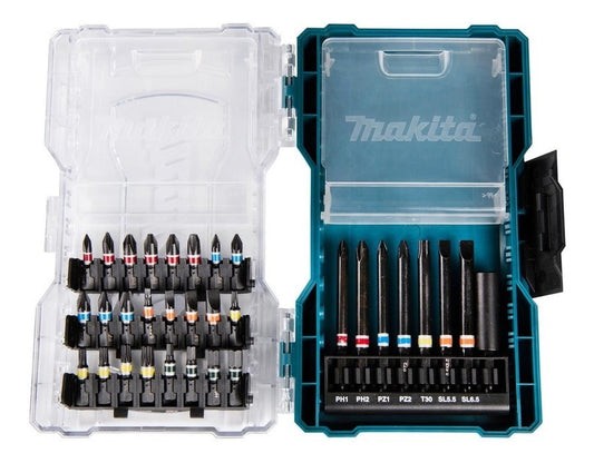 Set Puntas 75mm y Adaptadores 32 PZAS - Makita - Herram.cl