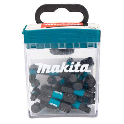 Puntas Impact Black T25 - 25mm 25 Pzas - Makita - Herram.cl