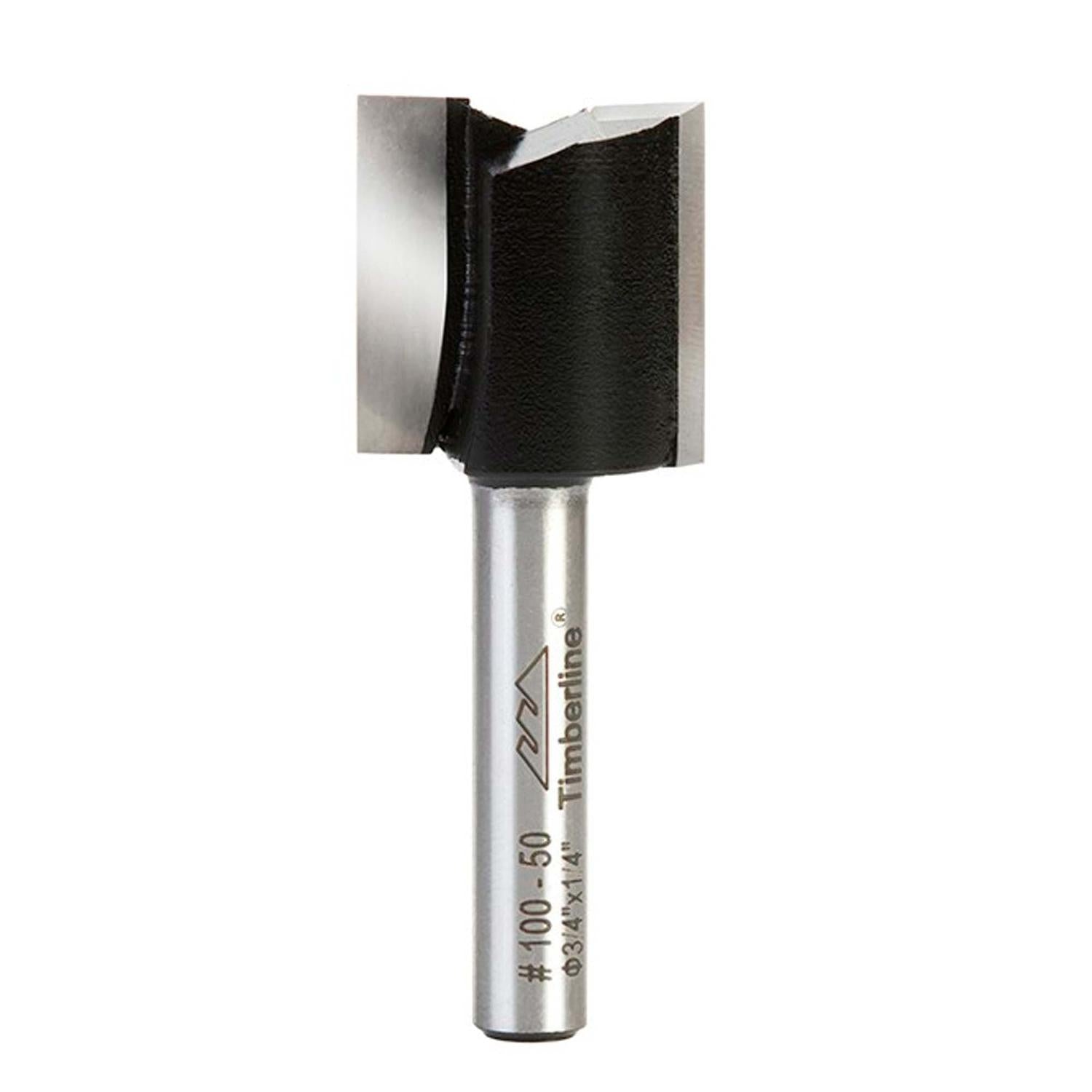 Fresa Recta 2 Filos 3/4''x3/4'' Toma 1/4'' - Timberline - Herram.cl