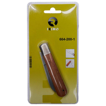 Navaja de electricista (mango de madera) 200mm - Irimo - Herram.cl