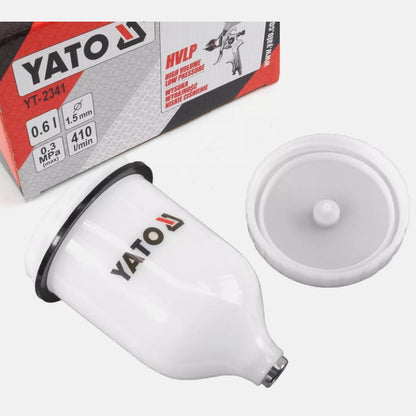 Pistola Pintar HVLP Gravedad YATO YT-2341 0.6L 1.5mm - Herram.cl