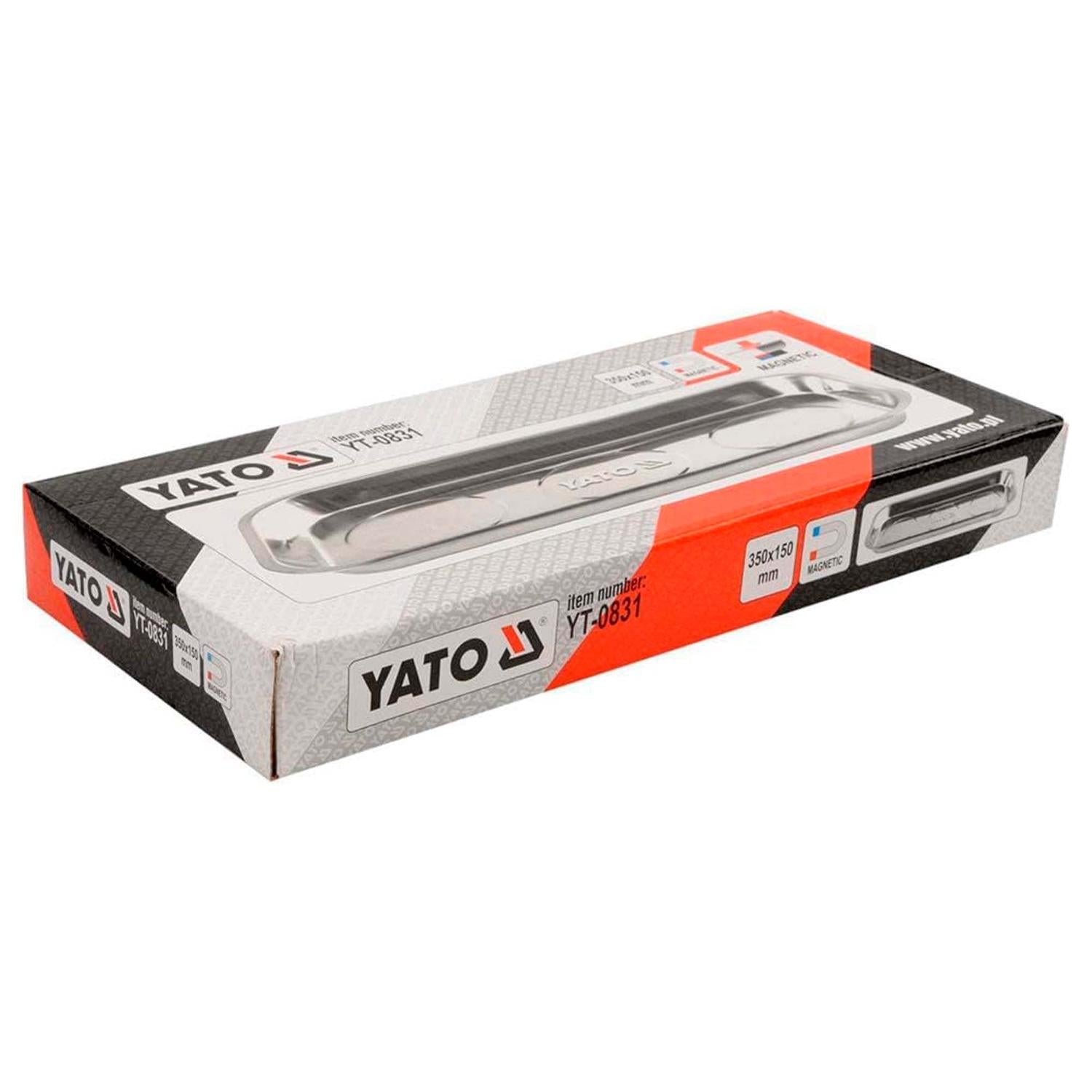 Bandeja magnética rectangular 350x150mm - Yato - Herram.cl