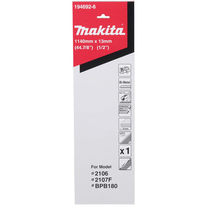 Hoja De Sierra Cinta Para INOX Bim 1.140x13mm 24 TPI - Makita - Herram.cl