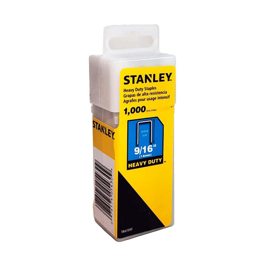 Grapas Trabajo Pesado 9/16'' (14mm) 1.000 Pzas - Stanley - Herram.cl