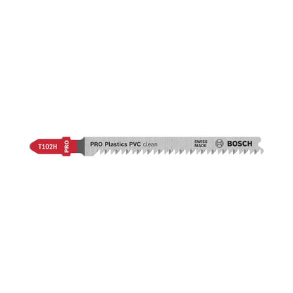 Hoja Sierra Caladora Bosch PRO PVC Plástico T102H 100mm 2un - Herram.cl