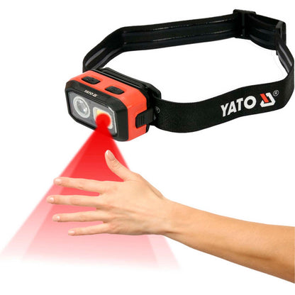 Linterna De Cabeza LED COB Recargable 500 Lm - Yato - Herram.cl