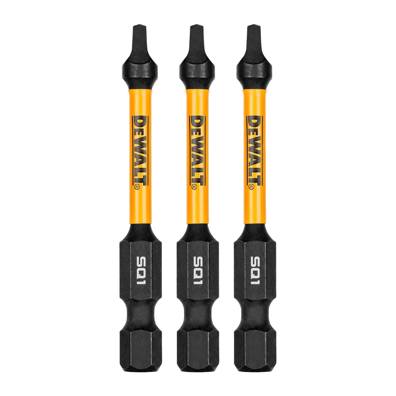 Puntas FLEXTORQ SQ1 - 2 - 1/4'' (57,15mm) 3 Pzas - DeWALT - Herram.cl