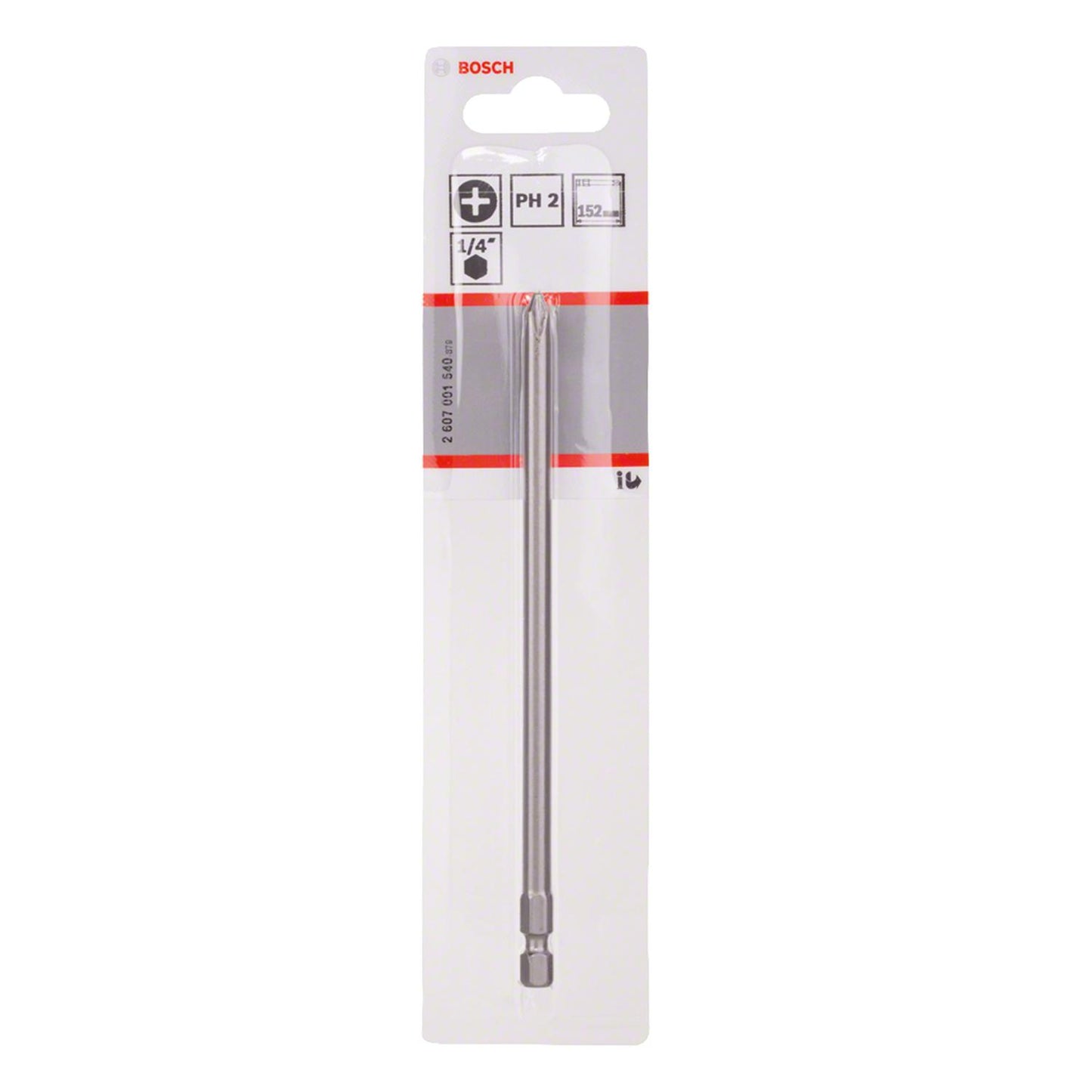 Punta para Atornillar Extra Hard PH2x152mm - Bosch - Herram.cl