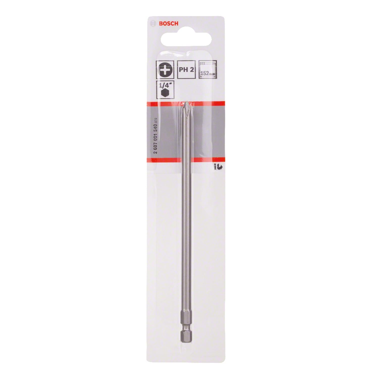 Punta para Atornillar Extra Hard PH2x152mm - Bosch - Herram.cl