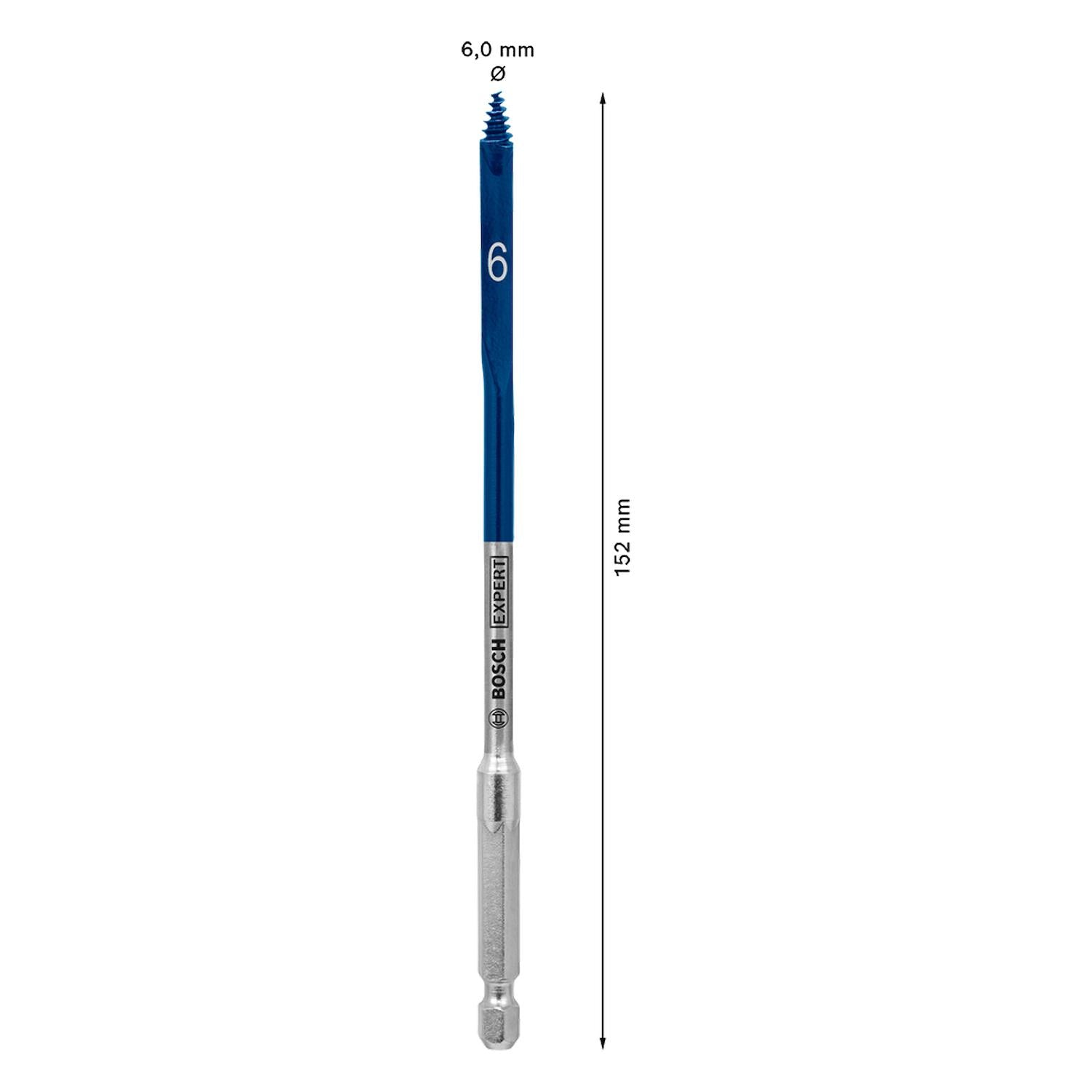 Broca Paleta Expert Self Cut Speed 6 X 152mm - Bosch - Herram.cl