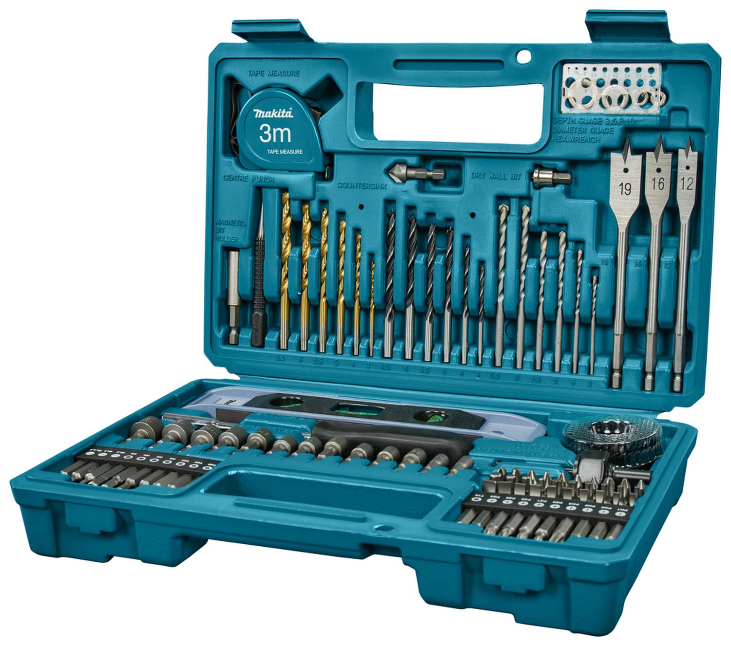 Set Accesorios Y Herramientas Manuales 102 Pzs Makita - Herram.cl