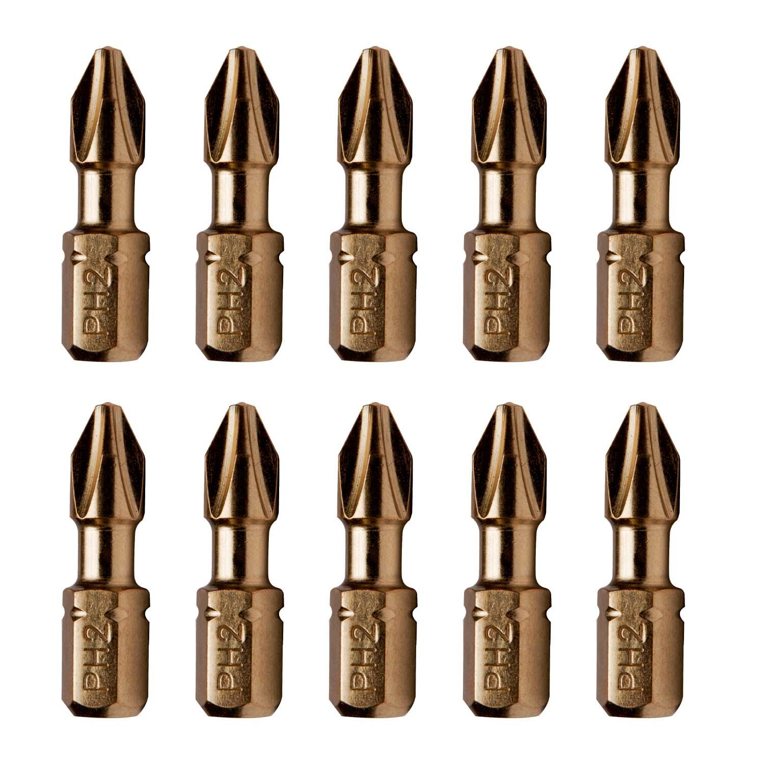 Puntas de Impacto PH2x25mm 10 Pzas - Irimo - Herram.cl