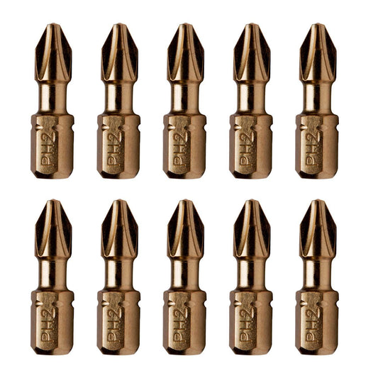 Puntas de Impacto PH2x25mm 10 Pzas - Irimo - Herram.cl