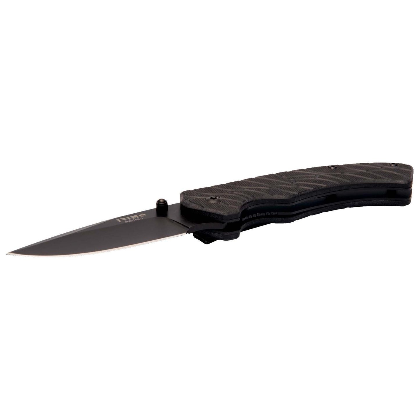 Navaja (acero negro) 190mm con gancho para cinturón - Irimo - Herram.cl