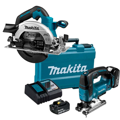 Kit Makita DJV180RFE + DHS660 Sierra Caladora + Circular - Herram.cl