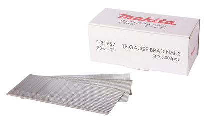 Clavos Puntas F50 Calibre 18 / 5.000 Unidades - Makita - Herram.cl