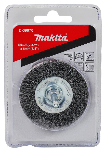 Grata Circular Acero Ondulado 63mm(2 - 1/4'') Toma 1/4'' - Makita - Herram.cl