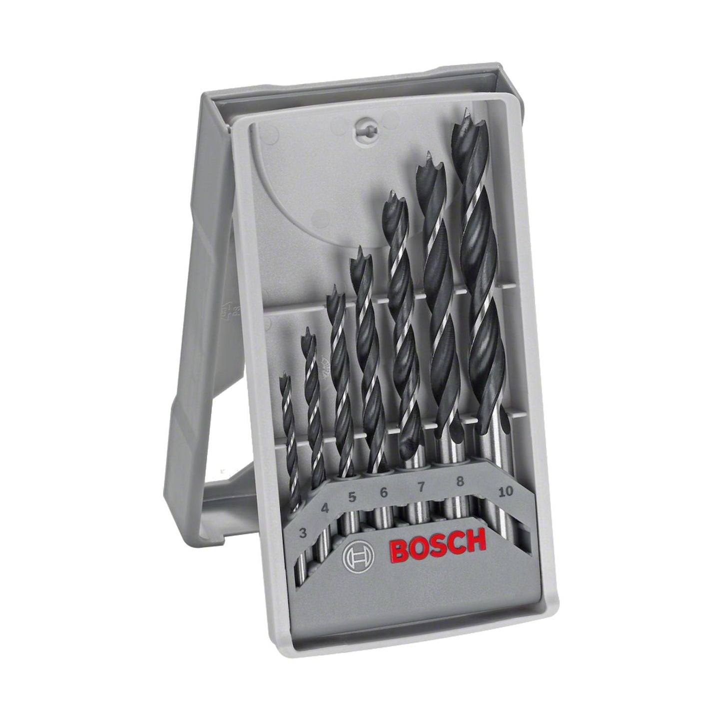 Juego Con 7 Brocas Para Madera 3 Puntas 3,0 - 10,0mm Bosch - Herram.cl