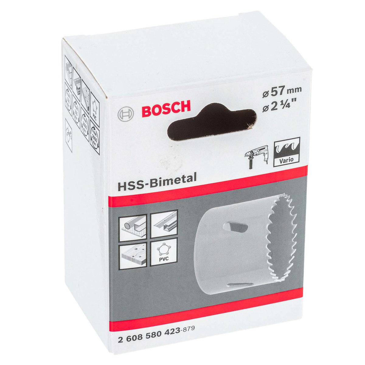 Sierra Copa HSS-Bimetálica 57mm (2-1/4'') CJ - Bosch - Herram.cl