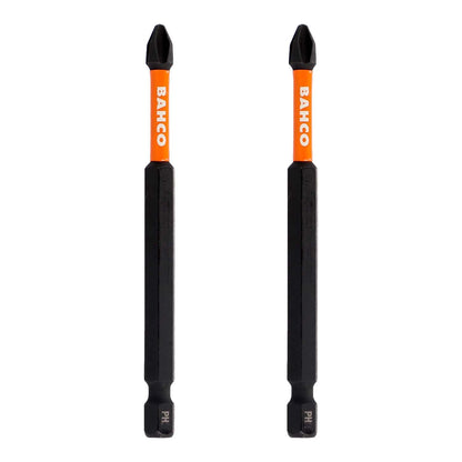 Puntas De Impacto De Torsión PH3x90mm 2 Pzas - Bahco - Herram.cl