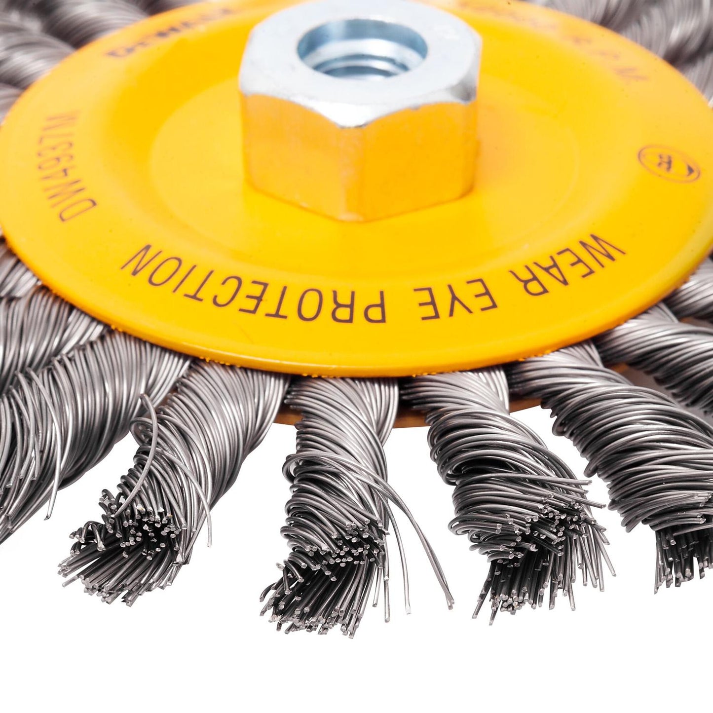 Grata Circular Acero Trenzado 6'' (150mm) Toma M14 - DeWALT - Herram.cl