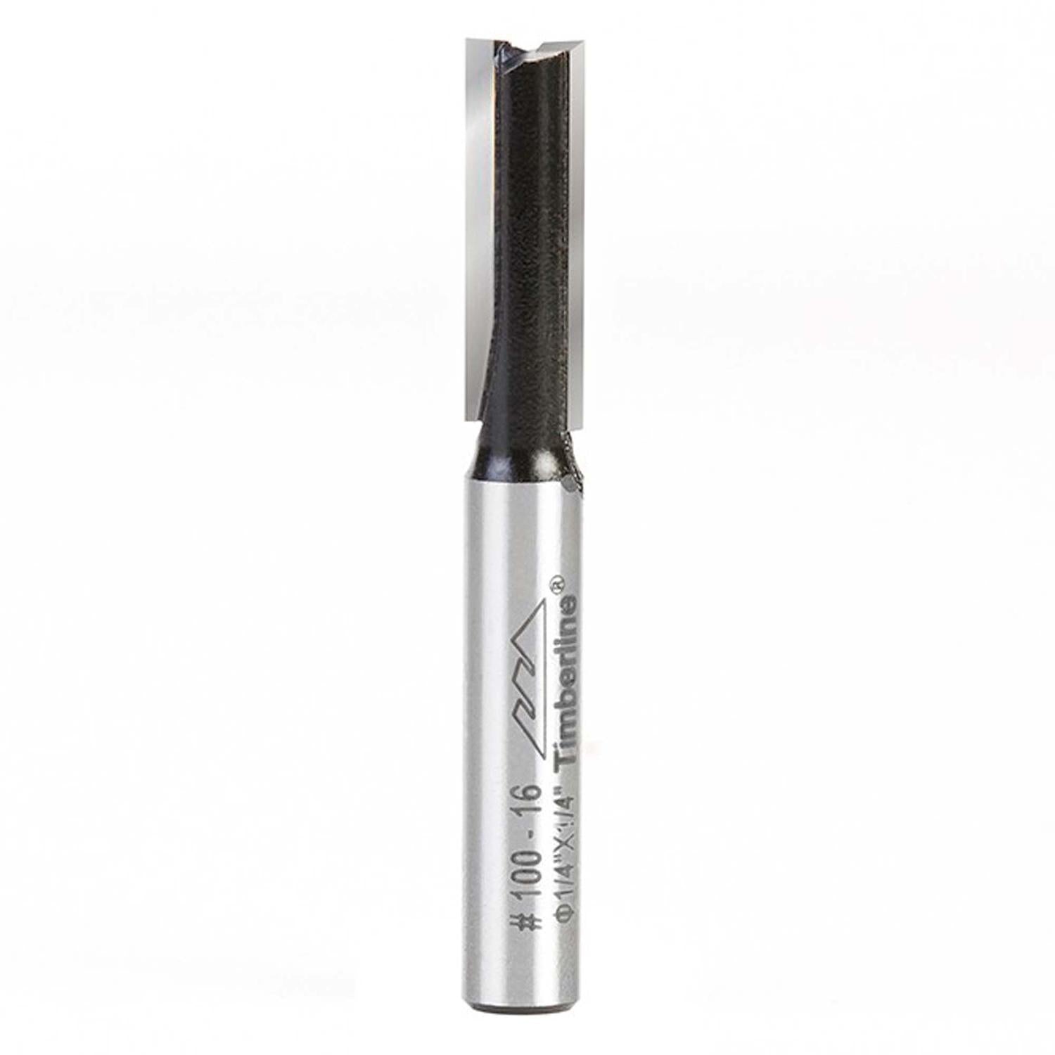 Fresa Recta 2 Filos 1/4''x3/4'' Toma 1/4'' - Timberline - Herram.cl