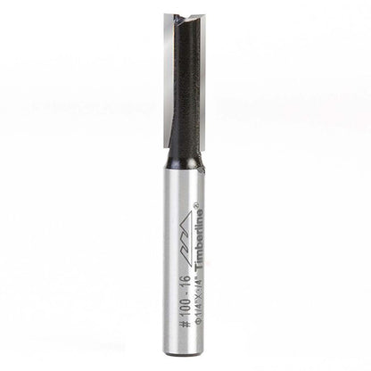 Fresa Recta 2 Filos 1/4''x3/4'' Toma 1/4'' - Timberline - Herram.cl