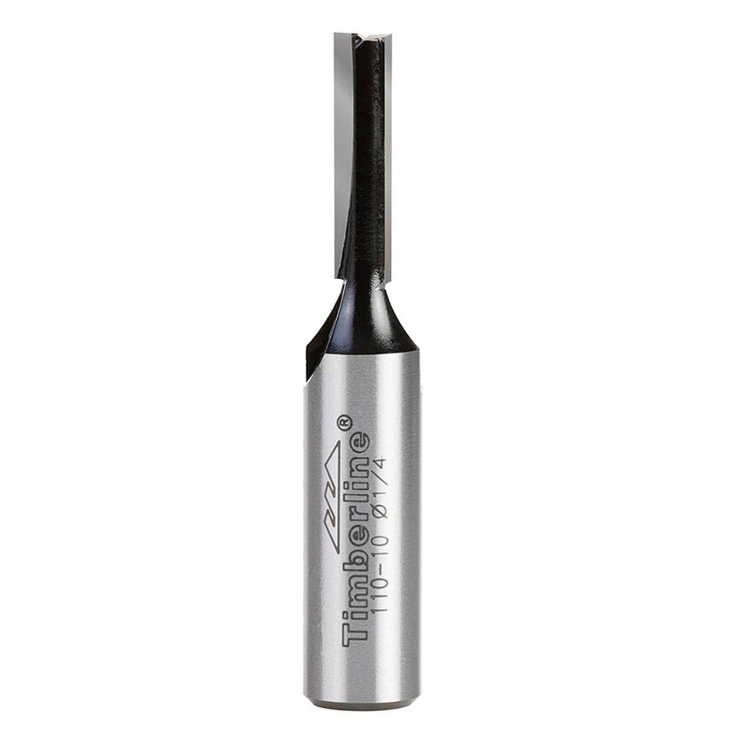 Fresa Recta 2 Filos 1/4''x1'' Toma 1/2'' - Timberline - Herram.cl