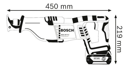 Sierra Sable Bosch Gsa 18v - li Bare Tool - Herram.cl