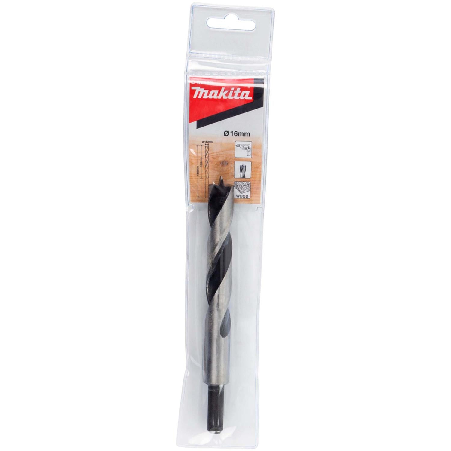Broca Para Madera 16x160mm - Makita - Herram.cl