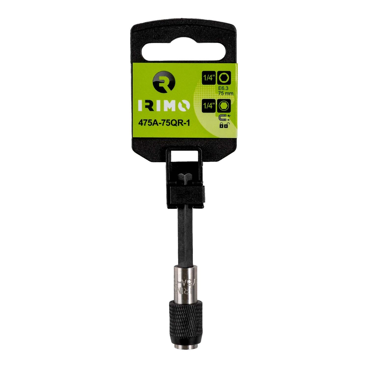 Portapuntas liberación rápida Magnetico 1/4''x75mm - Irimo - Herram.cl