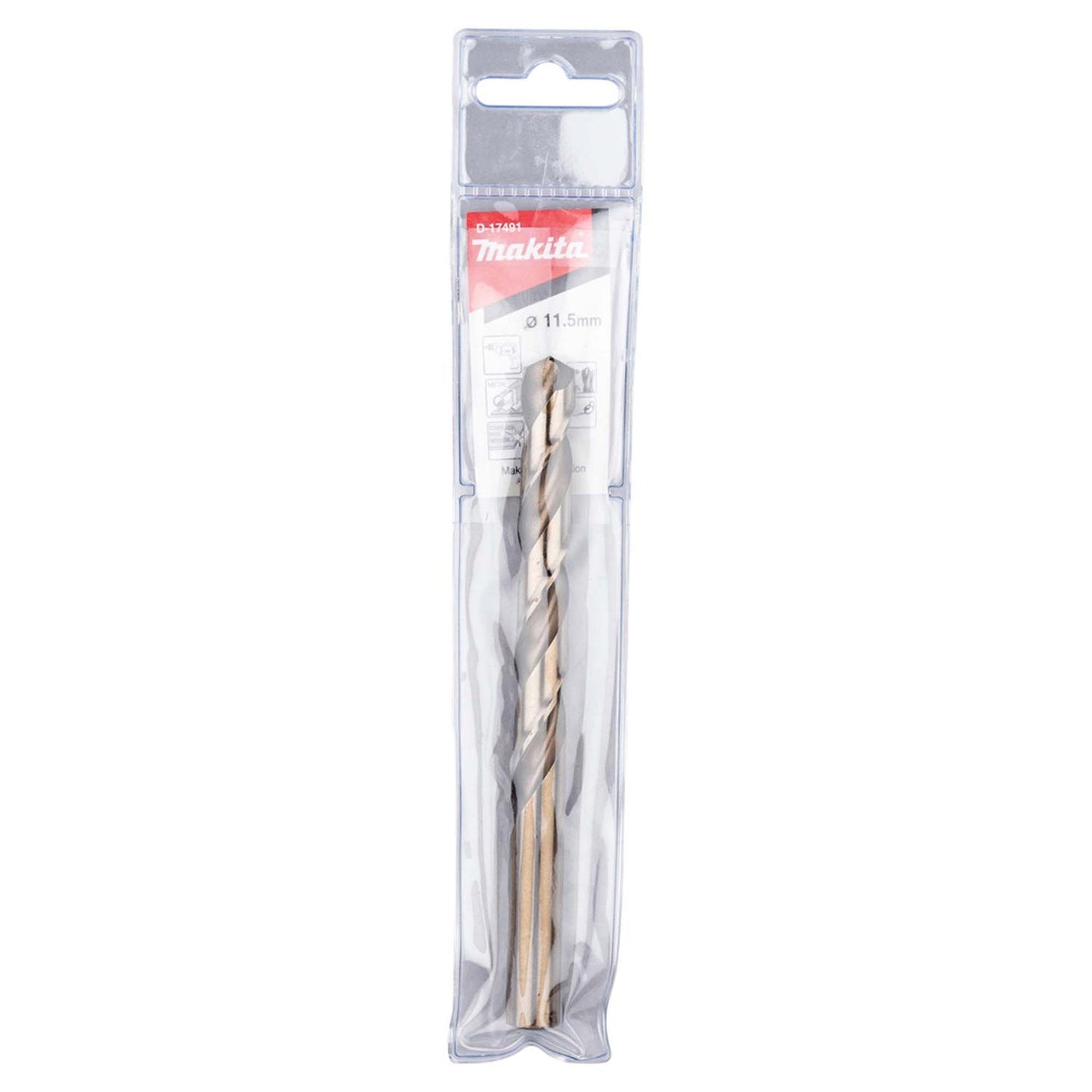 Broca Para Metal HSS - Co (Cobalto 5%) 11.5x142mm - Makita - Herram.cl