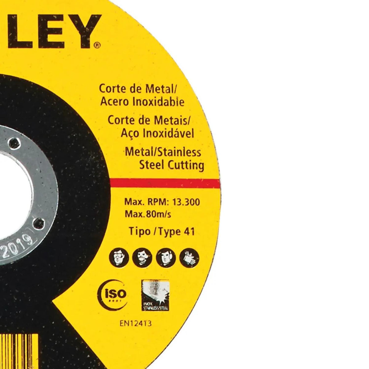 Disco de Corte Stanley STA8063 Inox 4-1/2"x1.6mm - Herram.cl