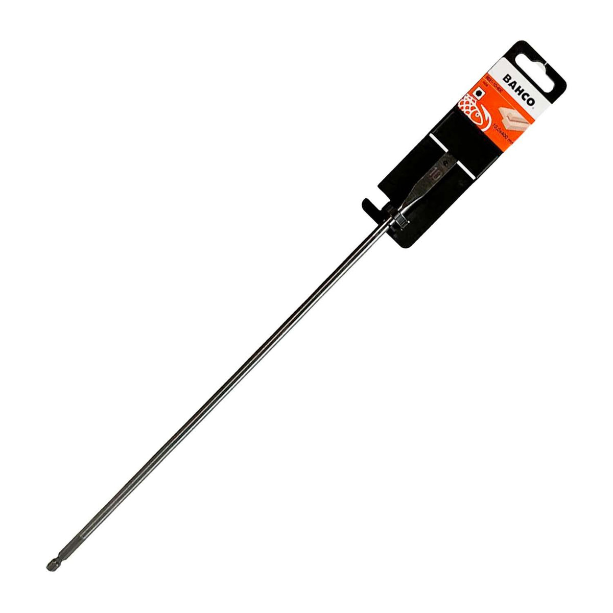 Broca paleta larga 3 puntas 10x400mm Toma Hex. 1/4'' - Bahco - Herram.cl