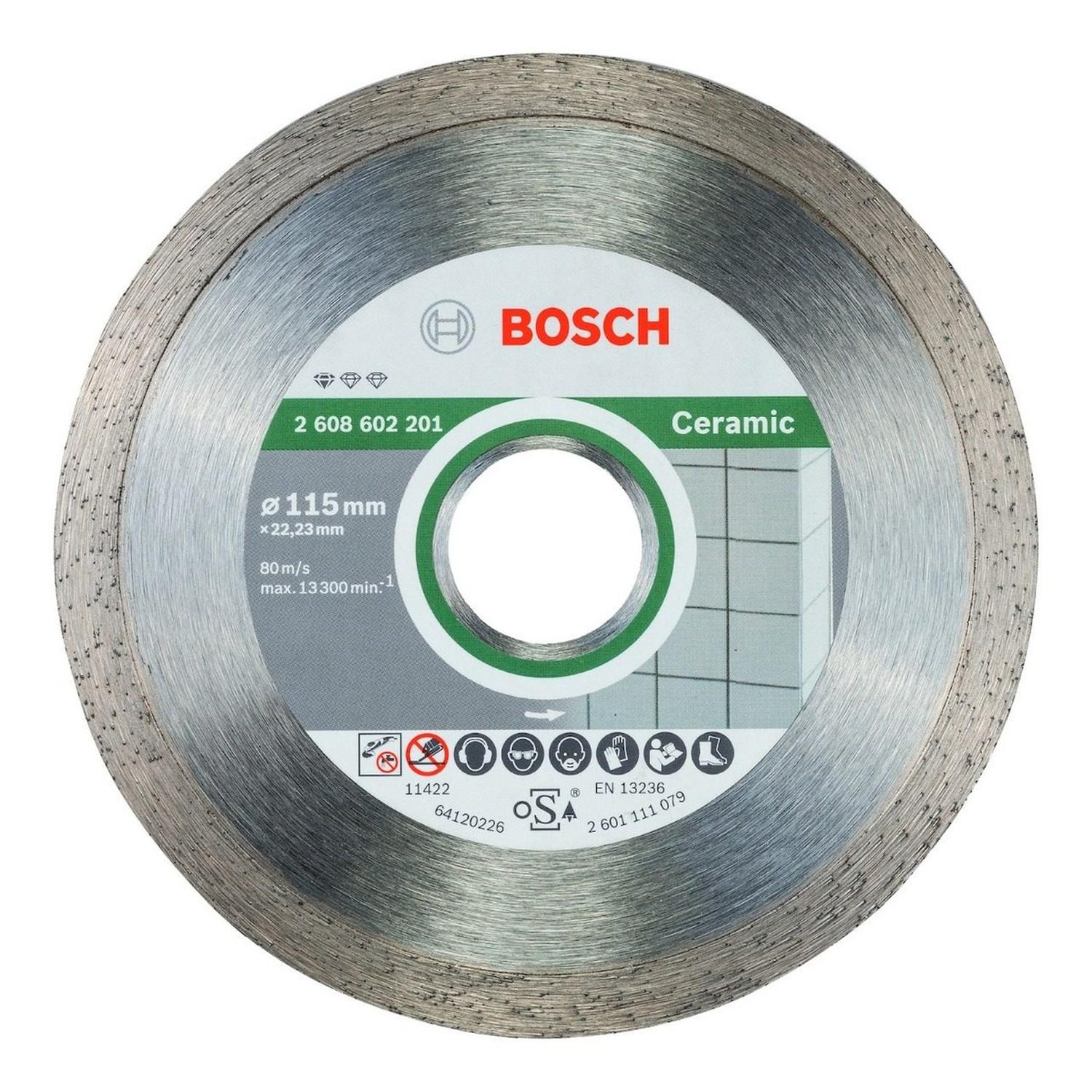 Disco Diamantado Continuo Ceramica 115mm (4 - 1/2'') - Bosch - Herram.cl
