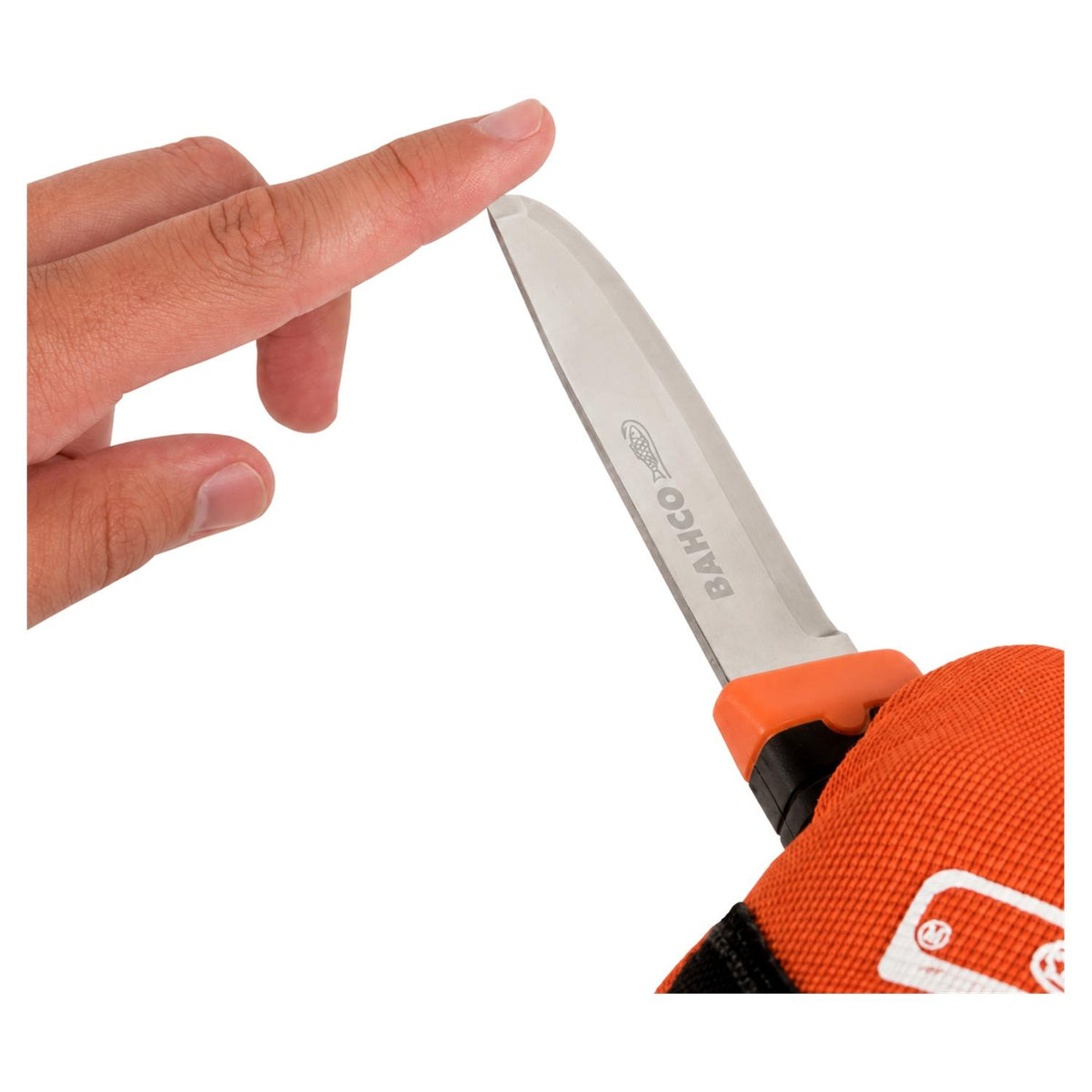 Cuchillo Seguridad Punta Roma 215mm Bahco 2446-SAFE - Herram.cl