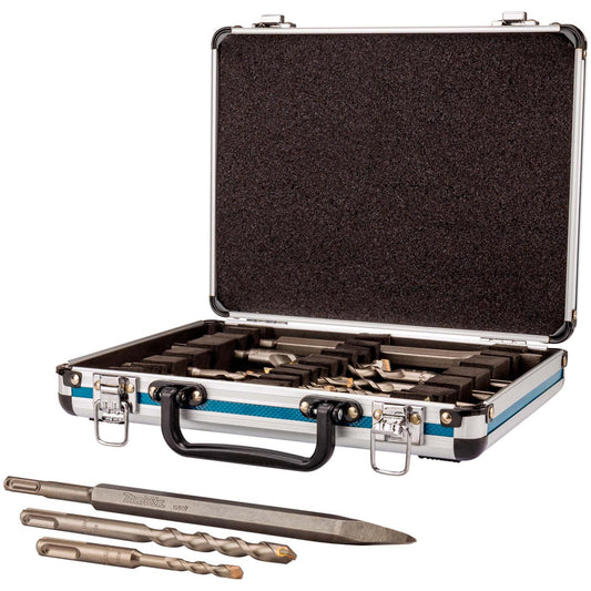 Maleta Brocas Y Cinceles SDS - Plus 11 Pzas - Makita - Herram.cl