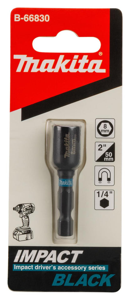 Llave De Vaso Magnética 8x50mm Impact Black Makita - Herram.cl