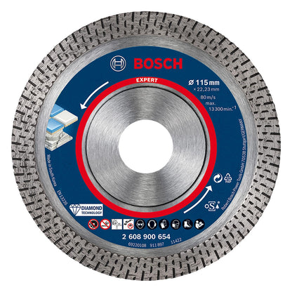 Disco Diamantado Hard Ceramic 4 - 1/2'' Porcelanato - Bosch - Herram.cl
