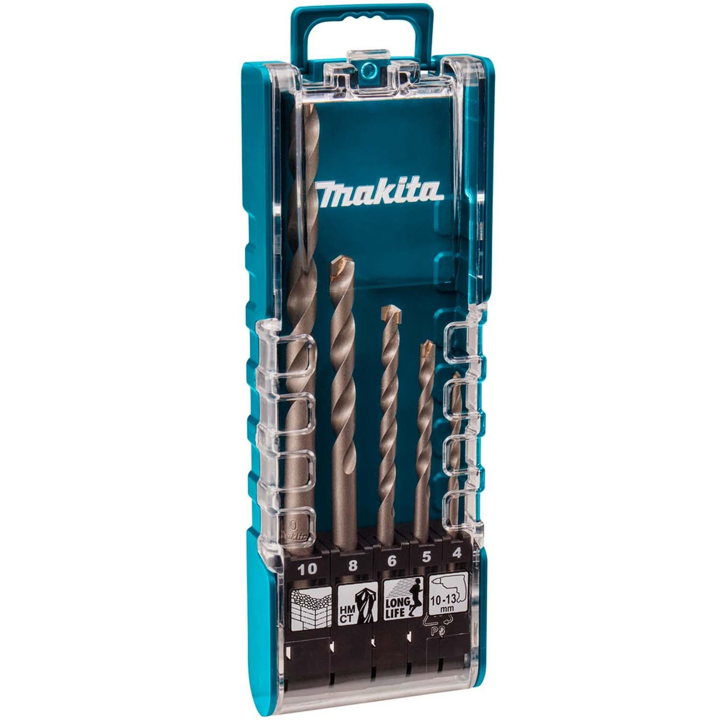 Juego de Brocas Para Concreto (4 - 10mm) - 5 Pzas - Makita - Herram.cl