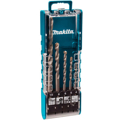 Juego de Brocas Para Concreto (4 - 10mm) - 5 Pzas - Makita - Herram.cl