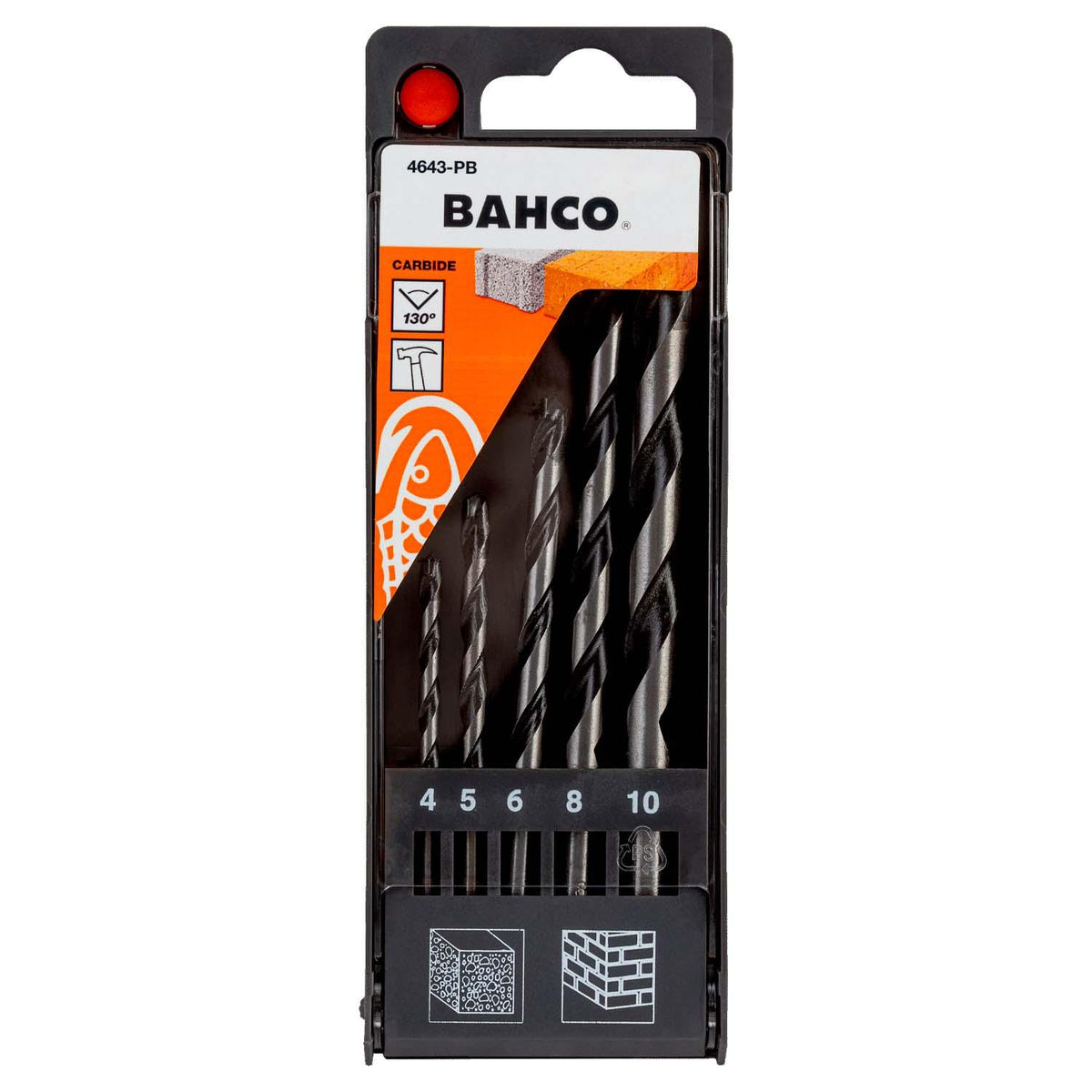 Juego De Brocas Para Concreto 5 Pzas - Bahco - Herram.cl